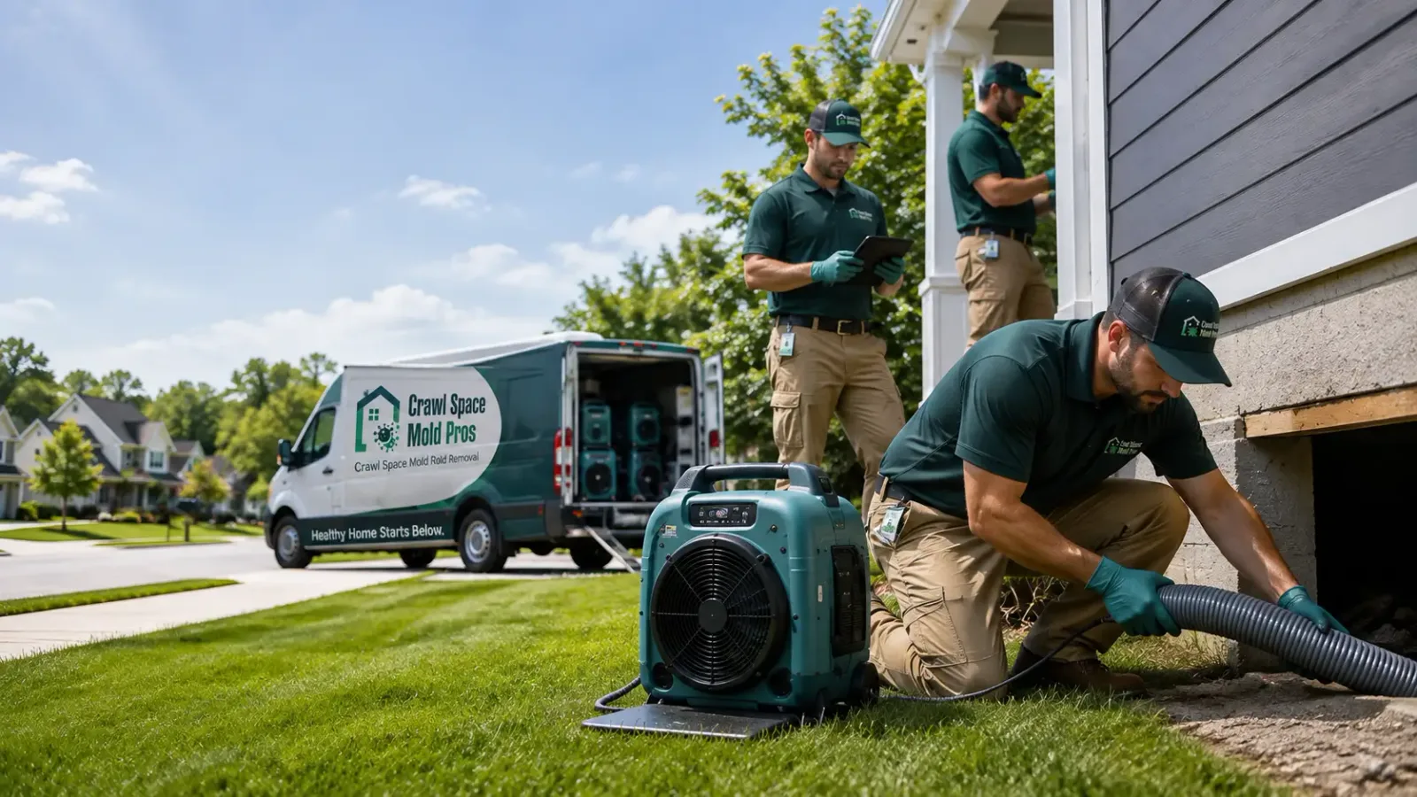 Crawl Space Mold Removal in Greybull, WY